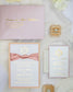 "Nina" - Faire-part de mariage chic, élégant et romantique avec dorure or - Wedding stationery - Création Luxe Carterie Studio