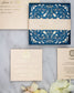 "Oeillet" - Faire-part de mariage laser cut élégant et romantique avec dorure or - Wedding stationery - Création Luxe Carterie Studio