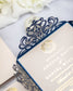 "Oeillet" - Faire-part de mariage laser cut élégant et romantique avec dorure or - Wedding stationery - Création Luxe Carterie Studio
