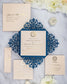 "Oeillet" - Faire-part de mariage laser cut élégant et romantique avec dorure or - Wedding stationery - Création Luxe Carterie Studio
