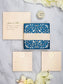 "Oeillet" - Faire-part de mariage laser cut élégant et romantique avec dorure or - Wedding stationery - Création Luxe Carterie Studio