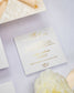 "Olive" - Faire-part de mariage chic, élégant et romantique avec dorure or - Wedding stationery - Création Luxe Carterie Studio