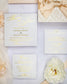"Olive" - Faire-part de mariage chic, élégant et romantique avec dorure or - Wedding stationery - Création Luxe Carterie Studio