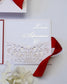 Olivia - Faire - part - Faire - part Pochette + 2 cartons (Invitation / Informations / RSVP / Programme ou autre) - Sans enveloppe - Luxe Carterie Studio