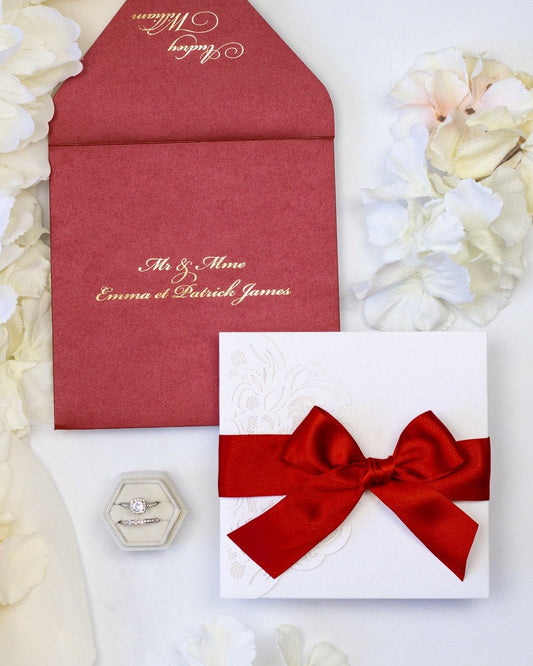 Olivia - Echantillon - Faire - part - Luxe Carterie Studio