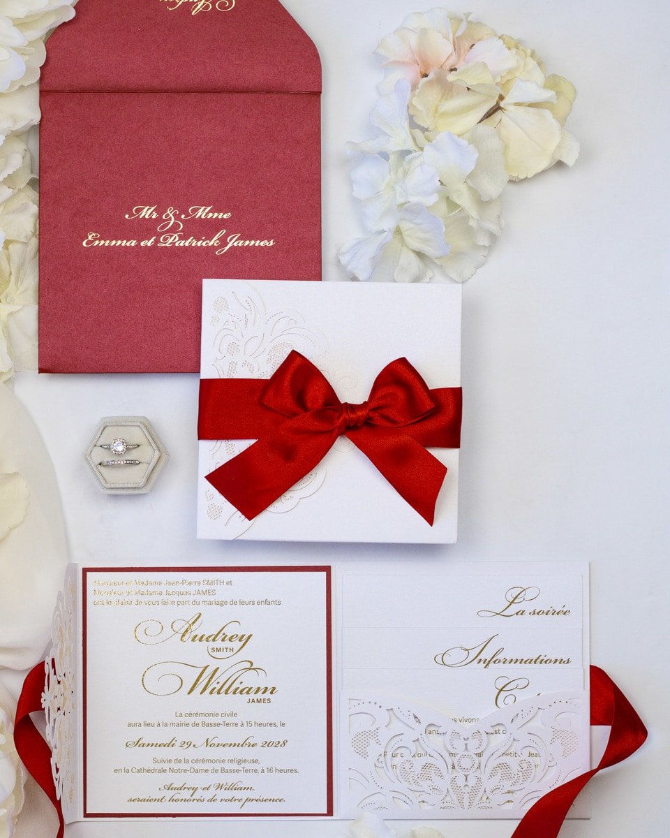 Olivia - Echantillon - Faire - part - Luxe Carterie Studio