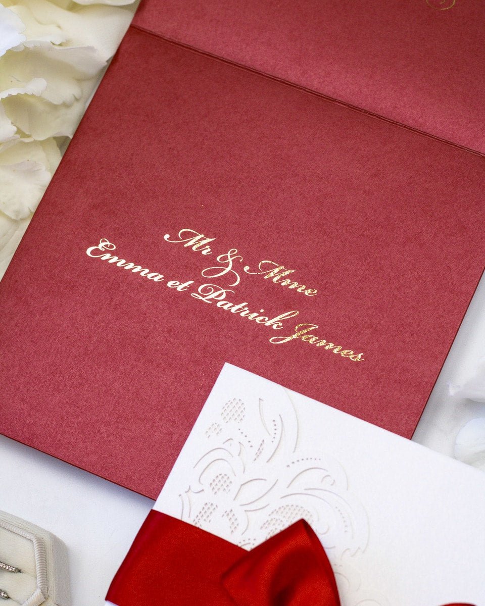 Olivia - Echantillon - Faire - part - Luxe Carterie Studio