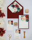 "Opaline" - Faire-part de mariage fleuris élégant et romantique avec dorure or - Wedding stationery - Création Luxe Carterie Studio