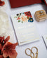 "Opaline" - Faire-part de mariage fleuris élégant et romantique avec dorure or - Wedding stationery - Création Luxe Carterie Studio