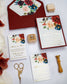 "Opaline" - Faire-part de mariage fleuris élégant et romantique avec dorure or - Wedding stationery - Création Luxe Carterie Studio