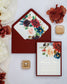 "Opaline" - Faire-part de mariage fleuris élégant et romantique avec dorure or - Wedding stationery - Création Luxe Carterie Studio