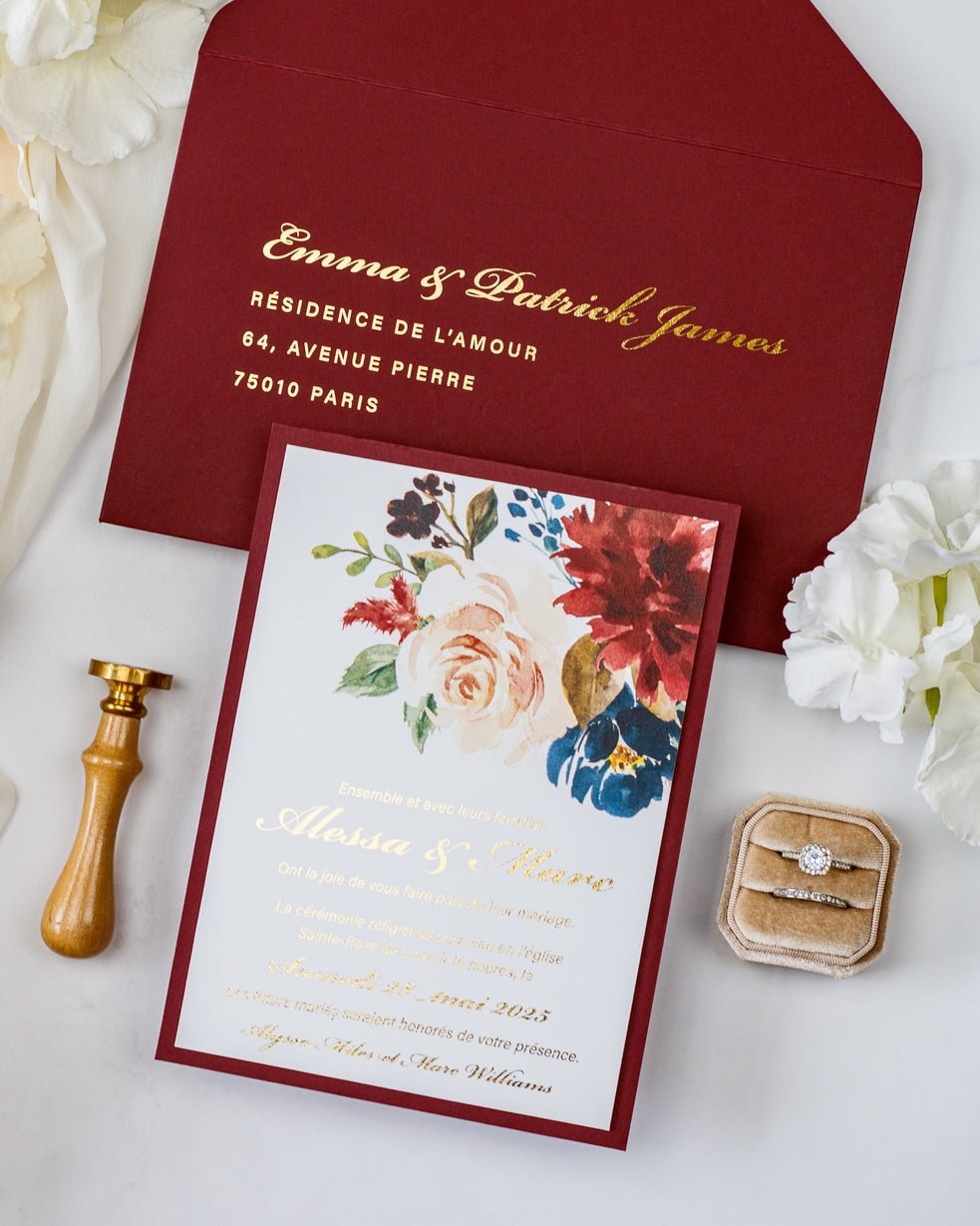 Opaline - Echantillon - Faire - part - Luxe Carterie Studio