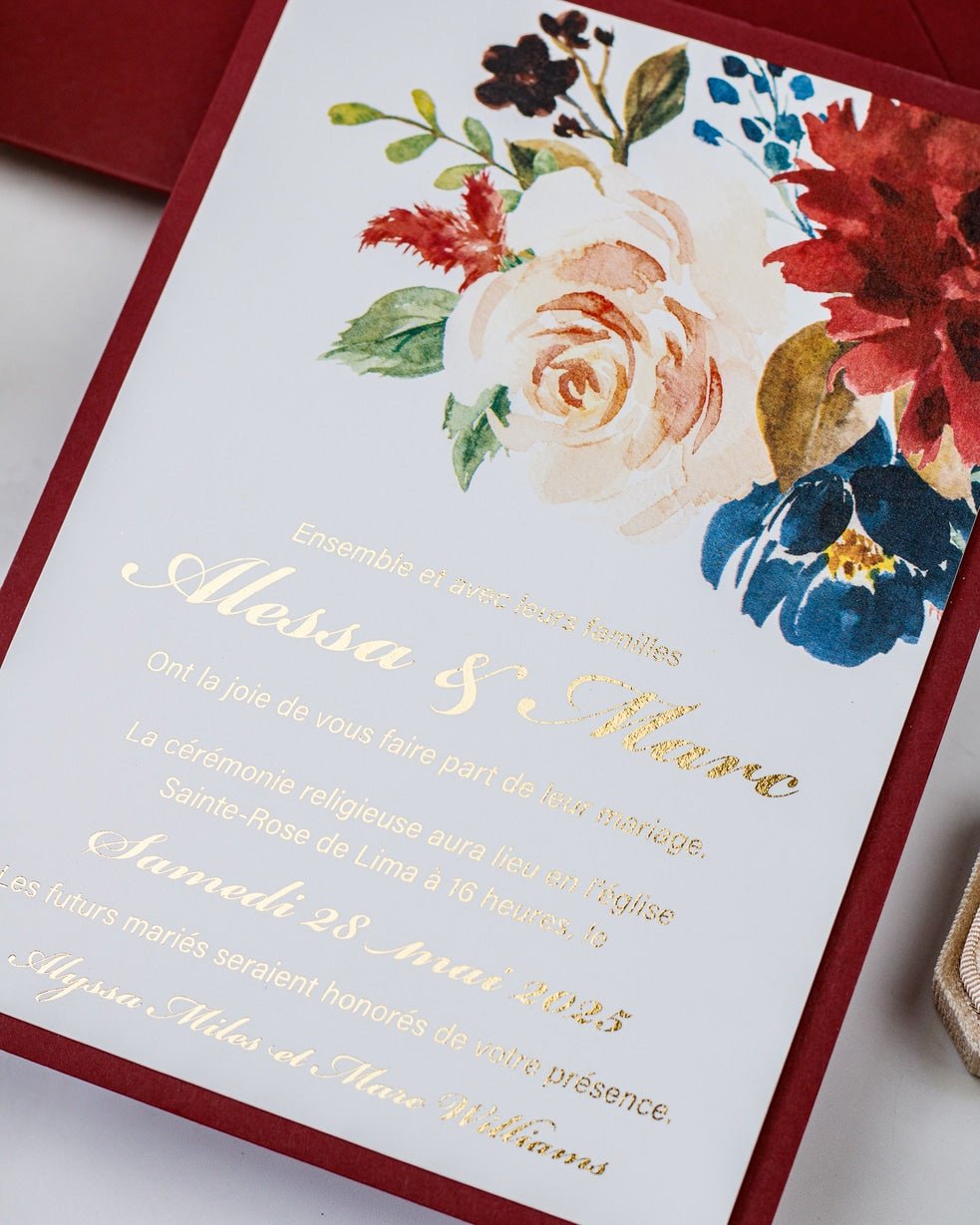 Opaline - Echantillon - Faire - part - Luxe Carterie Studio