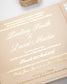 "Oriane" - Faire-part de mariage chic, élégant et romantique avec dorure or - Wedding stationery - Création Luxe Carterie Studio
