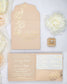 "Oriane" - Faire-part de mariage chic, élégant et romantique avec dorure or - Wedding stationery - Création Luxe Carterie Studio