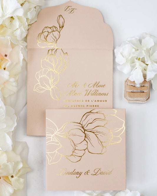Oriane - Echantillon - Faire - part - Luxe Carterie Studio
