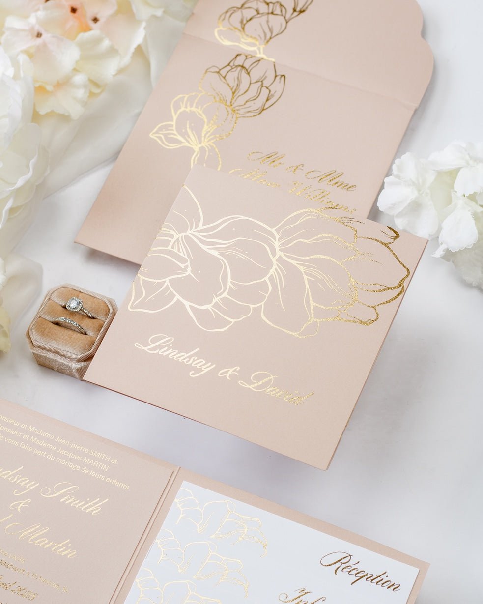 Oriane - Echantillon - Faire - part - Luxe Carterie Studio