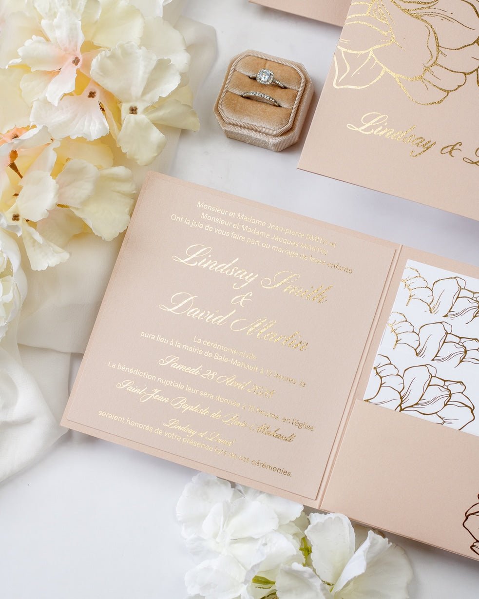 Oriane - Echantillon - Faire - part - Luxe Carterie Studio