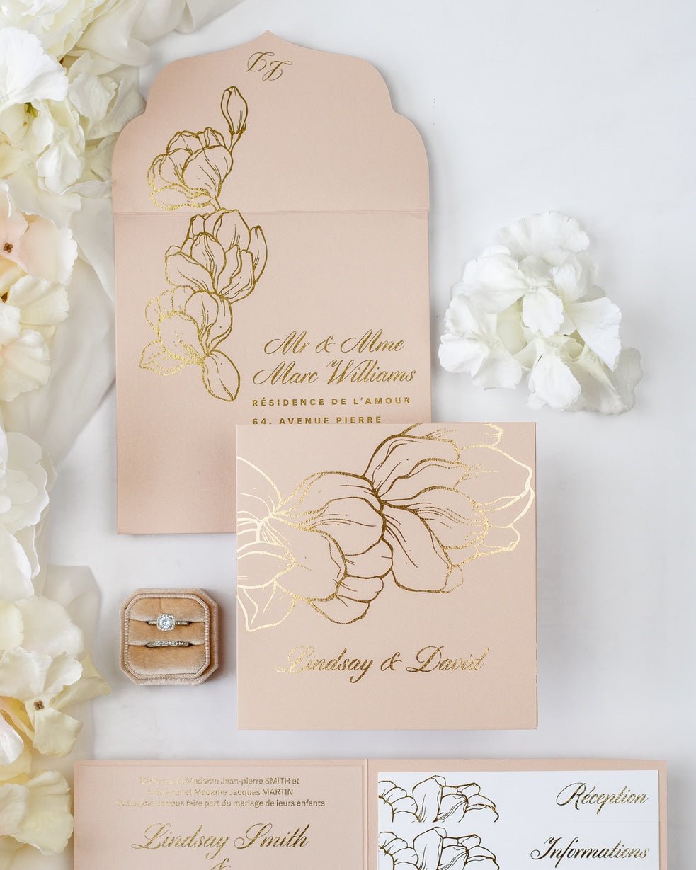 Oriane - Echantillon - Faire - part - Luxe Carterie Studio