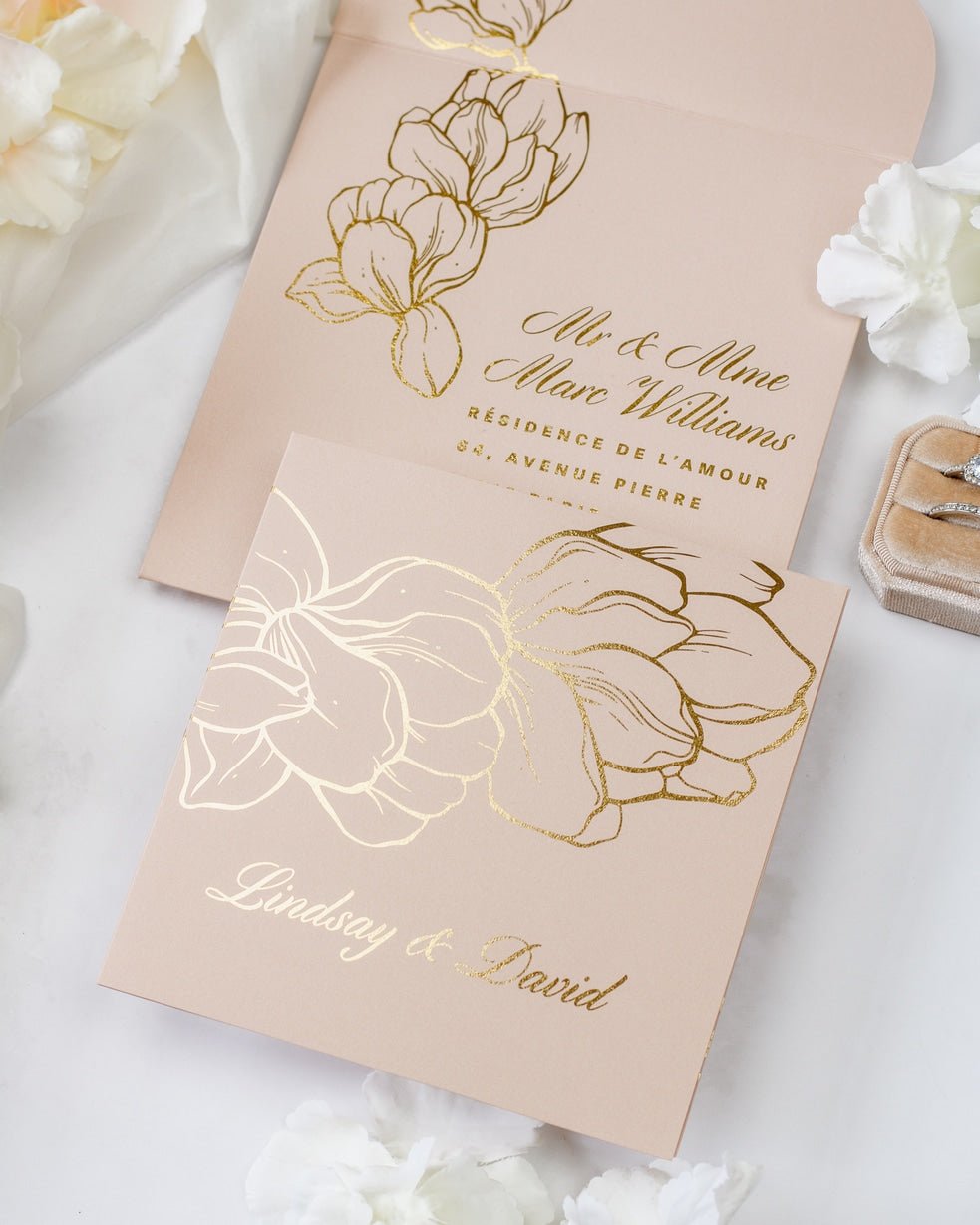 Oriane - Echantillon - Faire - part - Luxe Carterie Studio