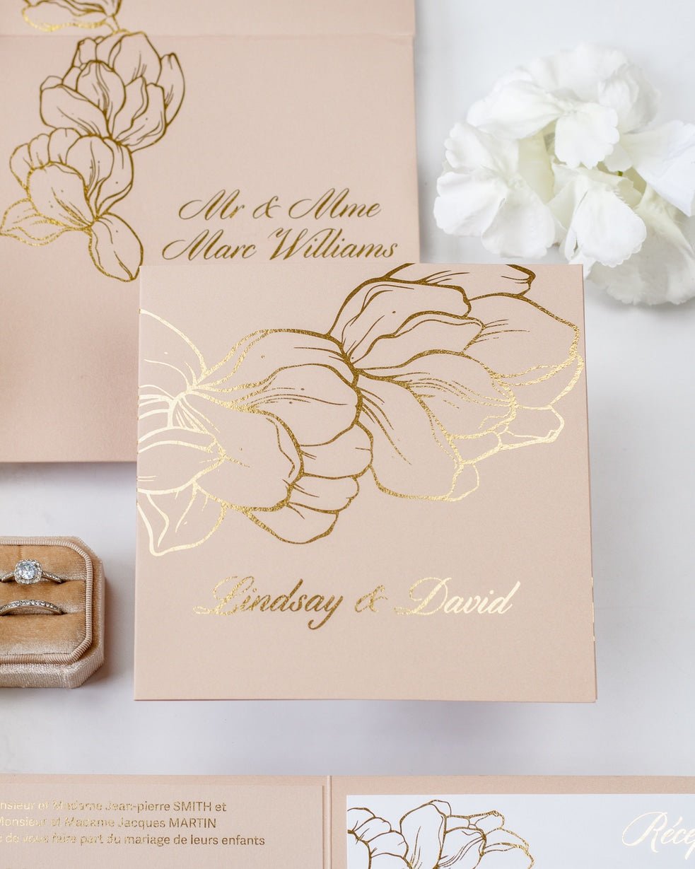 Oriane - Echantillon - Faire - part - Luxe Carterie Studio
