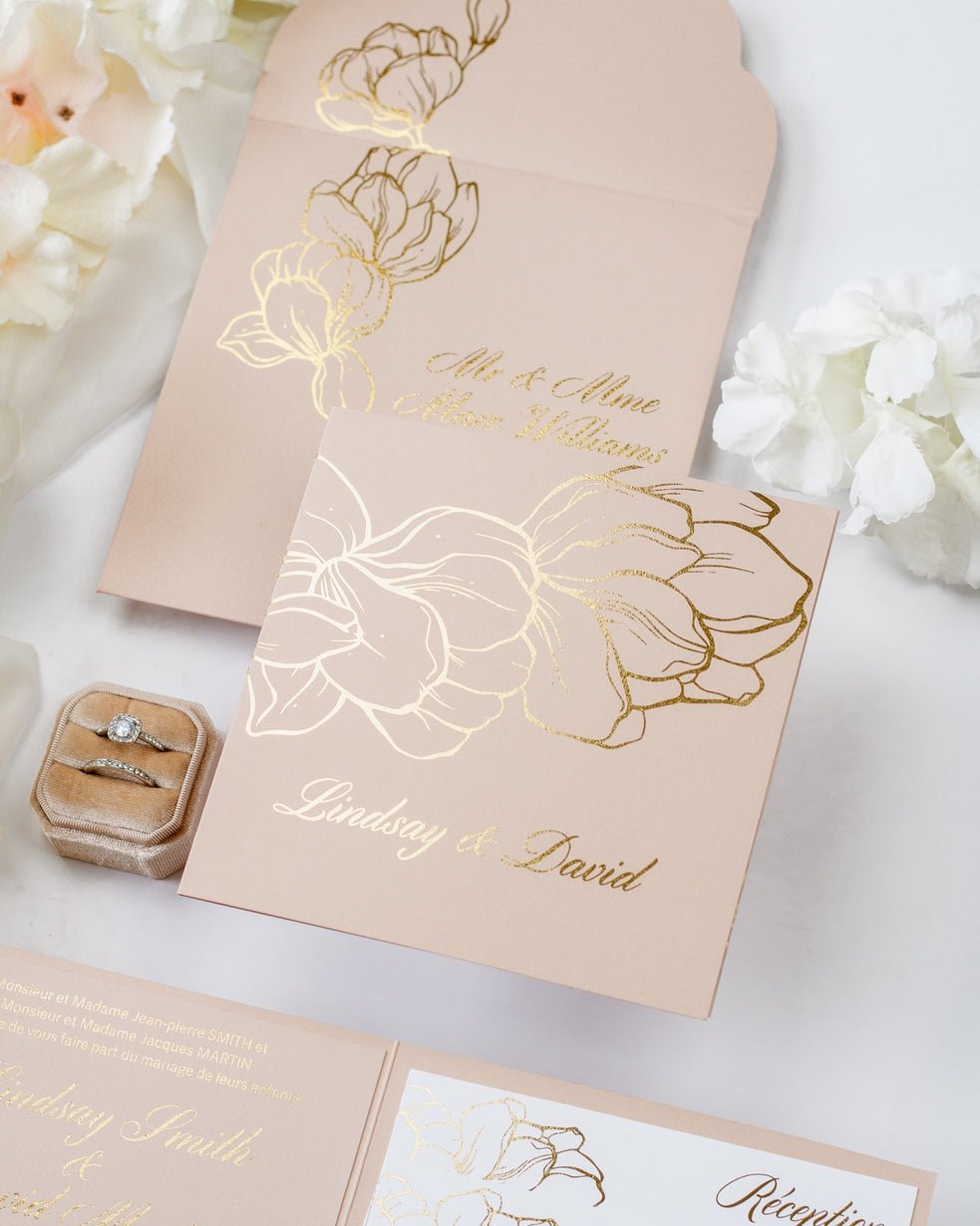 Oriane - Echantillon - Faire - part - Luxe Carterie Studio