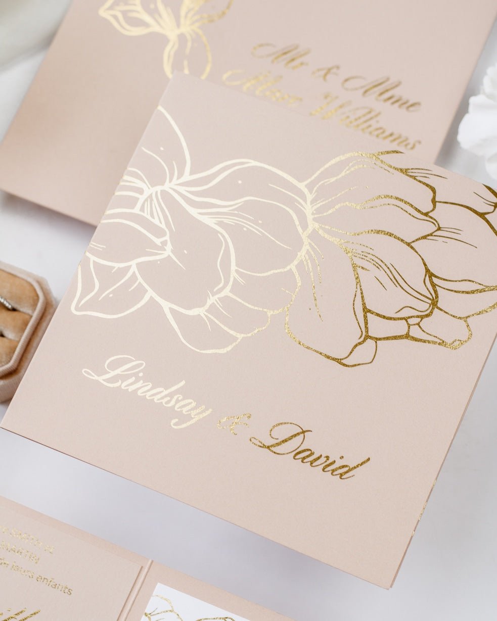 Oriane - Echantillon - Faire - part - Luxe Carterie Studio