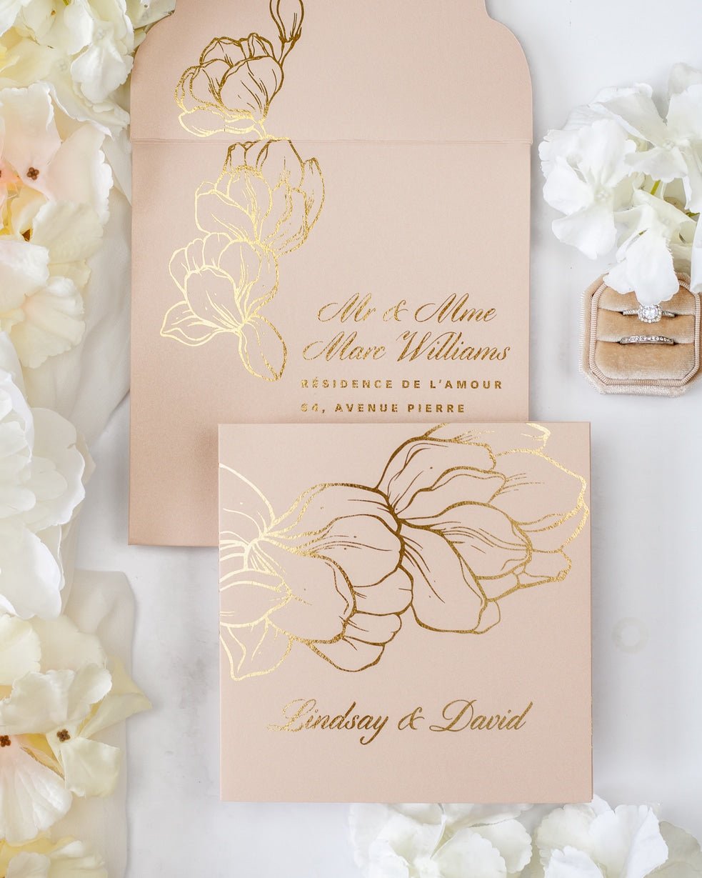 Oriane - Echantillon - Faire - part - Luxe Carterie Studio