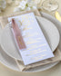 Oriane - menu & marque - place ruban - Menu - Luxe Carterie Studio