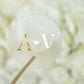 Paméla - Sticker (lot de 15) - Stickers étiquettes - 4 cm - Lot de 15 - Luxe Carterie Studio