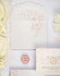 "Parme" - Faire-part de mariage fleuris élégant et romantique avec dorure or et wax seal – Wedding stationery - Création Luxe Carterie Studio