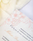 "Parme" - Faire-part de mariage fleuris élégant et romantique avec dorure or et wax seal – Wedding stationery - Création Luxe Carterie Studio