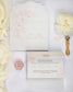 "Parme" - Faire-part de mariage fleuris élégant et romantique avec dorure or et wax seal – Wedding stationery - Création Luxe Carterie Studio