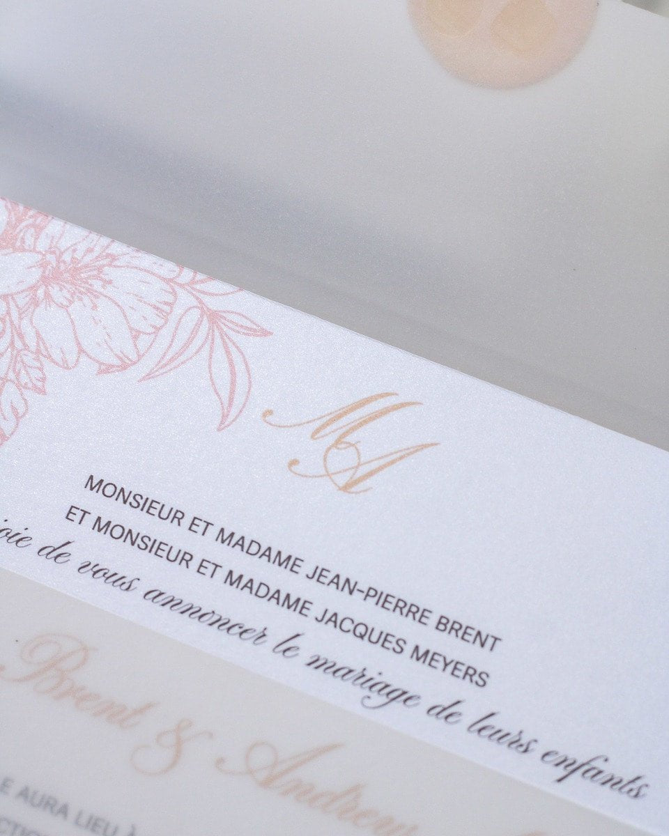 Parme - Echantillon - Faire - part - Luxe Carterie Studio