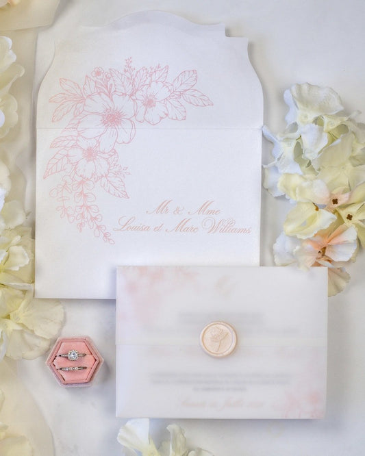 Parme - Echantillon - Faire - part - Luxe Carterie Studio