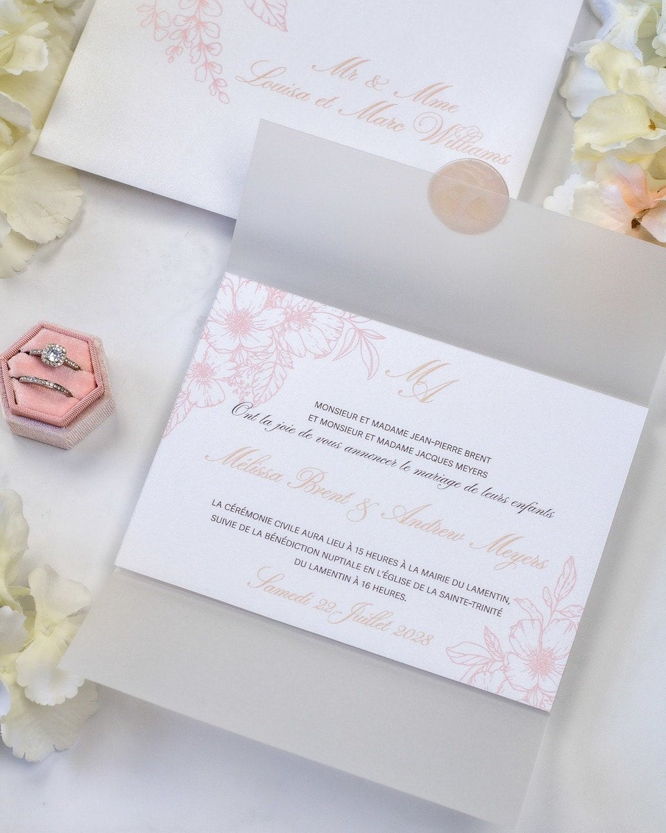 Parme - Echantillon - Faire - part - Luxe Carterie Studio