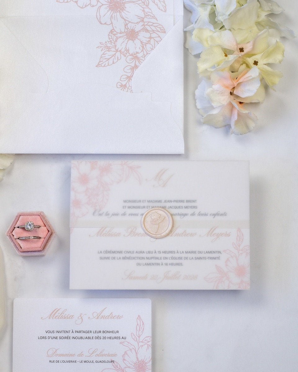 Parme - Echantillon - Faire - part - Luxe Carterie Studio
