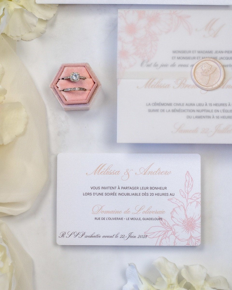 Parme - Echantillon - Faire - part - Luxe Carterie Studio