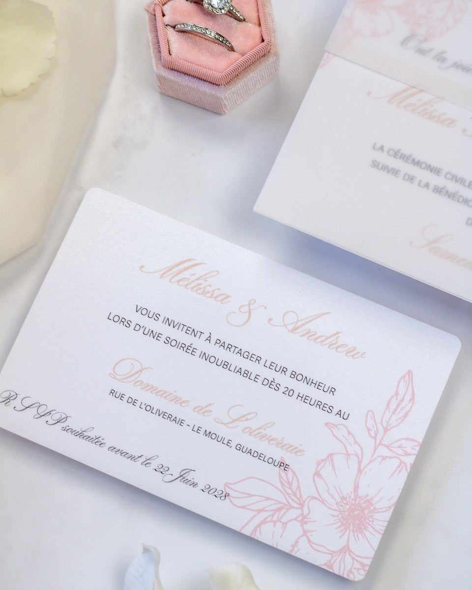Parme - Echantillon - Faire - part - Luxe Carterie Studio