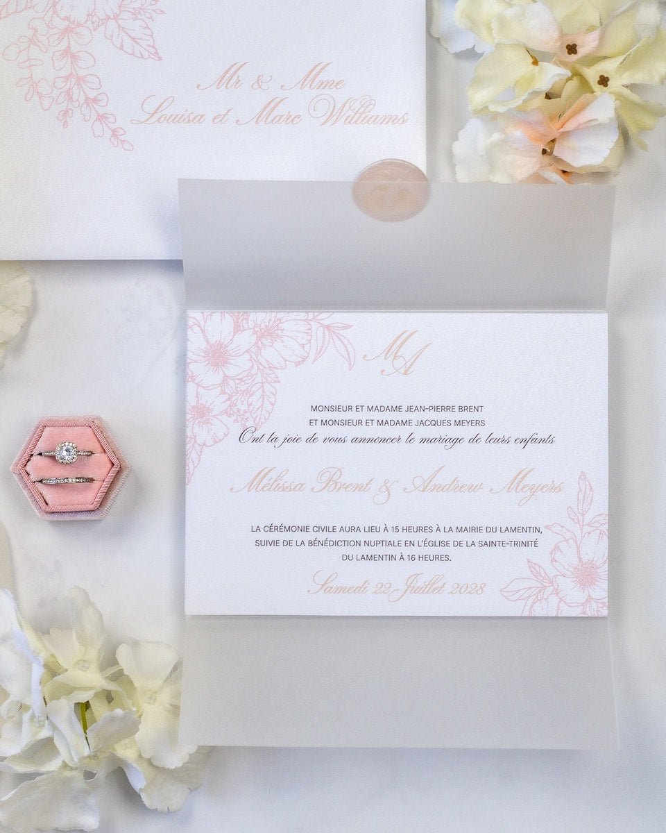 Parme - Echantillon - Faire - part - Luxe Carterie Studio