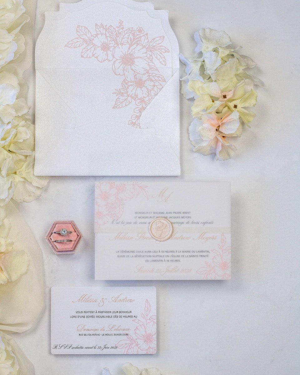 Parme - Echantillon - Faire - part - Luxe Carterie Studio