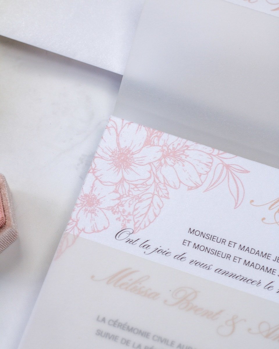 Parme - Echantillon - Faire - part - Luxe Carterie Studio
