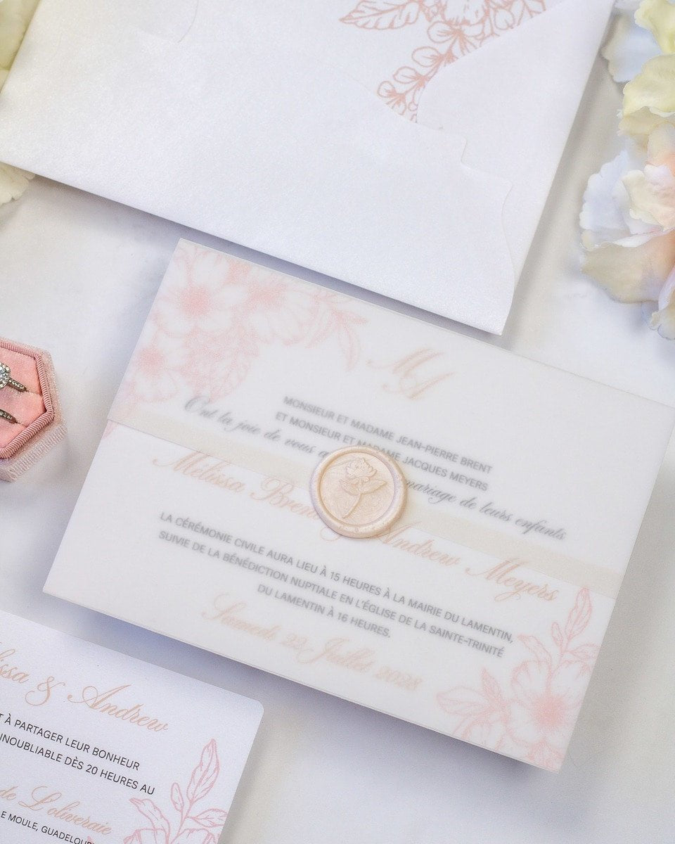 Parme - Echantillon - Faire - part - Luxe Carterie Studio