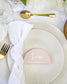 "Paula - Marque-place" – Marque-place chic, élégant et romantique avec dorure or pour réception de mariage – Papeterie de mariage - Wedding stationery - Création Luxe Carterie Studio