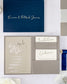 "Penny" - Faire-part de mariage moderne, chic et élégant avec dorure or – Wedding stationery - Création Luxe Carterie Studio