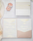 "Peony" - Faire-part de mariage chic, élégant et romantique avec dorure or - Wedding stationery - Création Luxe Carterie Studio