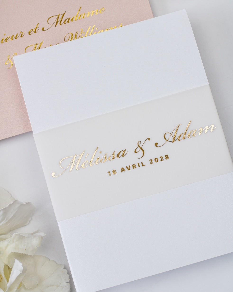 Peony - Echantillon - Faire - part - Luxe Carterie Studio