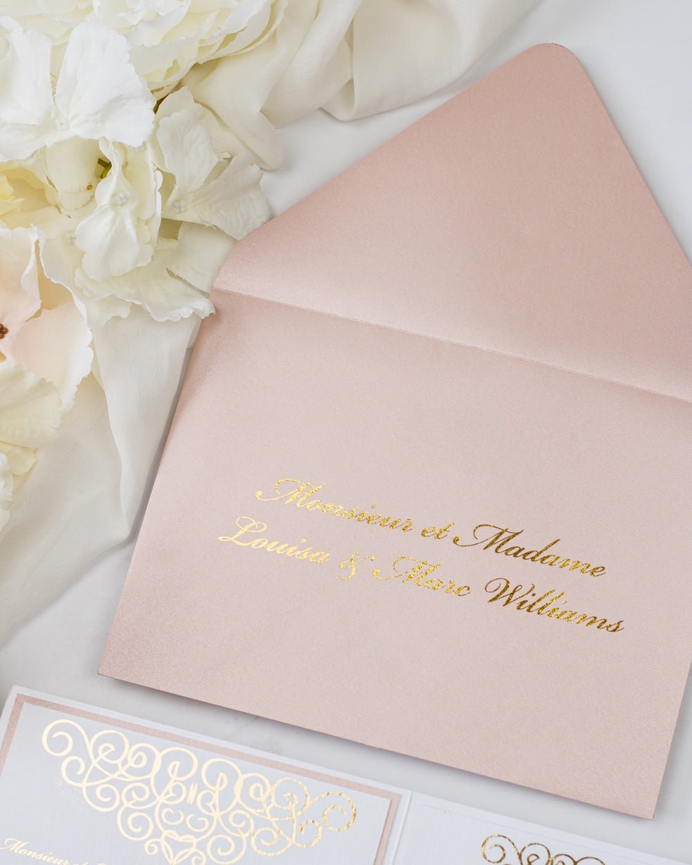 Peony - Echantillon - Faire - part - Luxe Carterie Studio