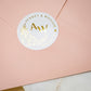 "Perla - Sticker" - Faire-part de mariage chic, élégant et romantique avec dorure or - Wedding stationery - Création Luxe Carterie Studio