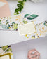 "Polly" - Faire-part de mariage fleuris élégant et romantique avec dorure or - Wedding stationery - Création Luxe Carterie Studio